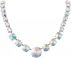 Diamond Sky Jewelry Kaklo papuošalas moterims DiamondSky „Summer (Aurore Boreale)“ su Swarovski kristalais