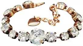 Diamond Sky Jewelry Apyrankė moterims DiamondSky „Glare II“ su Swarovski kristalais