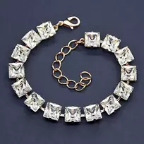 Diamond Sky Jewelry Apyrankė moterims DiamondSky „Princess“ su Swarovski kristalais
