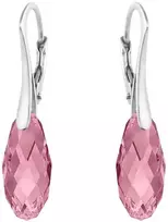 Diamond Sky Jewelry Sidabriniai auskarai moterims DiamondSky „Enchanté (Light Rose)" su Swarovski kristalais