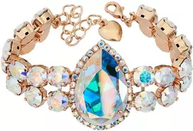 Diamond Sky Jewelry Apyrankė moterims DiamondSky „Celestial Drop II (Aurore Boreale)“ su Swarovski karoliukais
