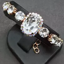 Diamond Sky Jewelry Apyrankė moterims DiamondSky „Sofia II (Crystal)“ su Swarovski kristalais