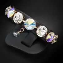 Diamond Sky Jewelry Apyrankė moterims DiamondSky „Vortex (Arurore Boreale)“ su Swarovski kristalais
