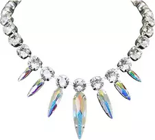 Diamond Sky Jewelry Kaklo papuošalas moterims DiamondSky „Atlantis (Aurora Borealis)“ su Swarovski kristalais