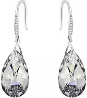 Diamond Sky Jewelry Sidabriniai auskarai moterims DiamondSky „Baroque III (Comet Argent Light)“ su Swarovski kristalais