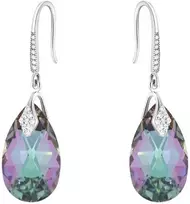 Diamond Sky Jewelry Sidabriniai auskarai moterims DiamondSky „Baroque III (Vitrail Light)“ su Swarovski kristalais