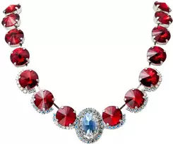 Diamond Sky Jewelry Kaklo papuošalas moterims DiamondSky „Safi's Charm“ su Swarovski kristalais