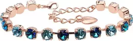 Diamond Sky Jewelry Apyrankė moterims DiamondSky „Classic III (Bermuda Mėlyna / Aquamarine)“ su Swarovski kristalais