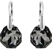 Diamond Sky Jewelry Sidabriniai auskarai moterims DiamondSky „Frozen Edges (Sidabrinis Night)" su Swarovski kristalais