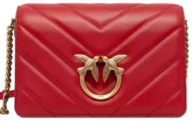 Pinko Moteriška odinė rankinė per petį 100063 A136 R30Q