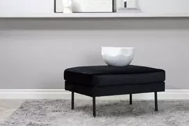 Venture Design Pufas, Zoom, 64x85x47 cm, Juoda