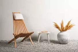 Sofa Venture Design Poilsio kėdė, Kenya, 68x100x86 cm, Aukso spalvos