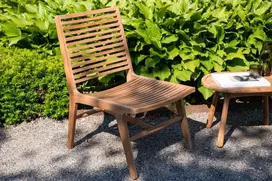 Sofa Venture Design Poilsio kėdė, juosta, 73x88x55 cm, Natūrali