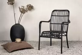 Venture Design Poilsio kėdė, Rizal, 64x90x57 cm, Juoda