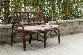 Venture Design Sofa, Nella, 129x62 cm, Tamsus riešutas