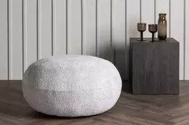 Venture Design Pufas, Bologna, 74x74x40 cm, Pilka