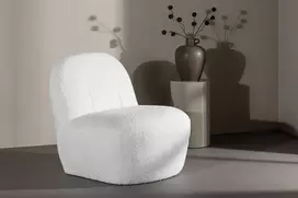 Venture Design Poilsio kėdė, Mahla, 82x70x77 cm, Balta