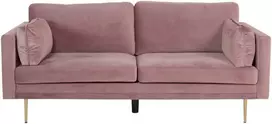 Venture Design 3 vietų sofa, Boom, 84x86x200 cm, Rožinė