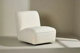 Sofa Venture Design Poilsio kėdė, „My“, 88x71x80 cm, Balta
