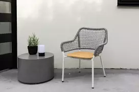 Sofa Venture Design Poilsio kėdė, Amora, 55x59x88 cm, Pilka