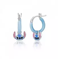 Disney Sidabriniai apskritimai su pakabukais 2in1 Stitch Mini ES00100SL.CS