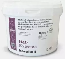 H40 Extreme A+B, 10 kg dviejų komponentų organiniai mineraliai klijai (R2T)