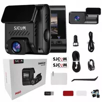 SJCAM M60 Dash Cam, 2CH (juodas)