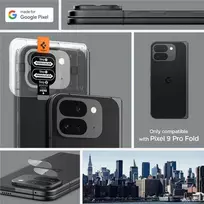 „Spigen Glass tR EZ Fit Optik“ 2 vnt., krištolo skaidrumo – „Google Pixel 9 Pro Fold“