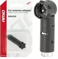 Antenos adapterio mažinimas DIN ISO kištukas kampinis amio-03967