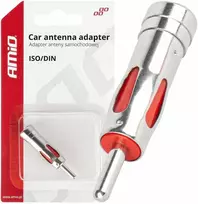Antenos adapterio redukcija, ISO DIN kištukas, tiesus amio-03965