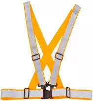 Atšvaitinė liemenė su diržais – oranžinė AMiO-03939