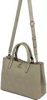 Guess, Amara, poliuretano tekstilinė rankinė, 4G logotipas, Žalias, HWSG8493060, 29 x 22 x 14 cm