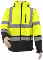 AW-Tools Itin ryškaus matomumo striukė AWTools AW02664; 2XL; geltona
