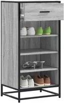 batų lentyna pilka Sonoma 48x38x97,5 cm inžinierinė mediena