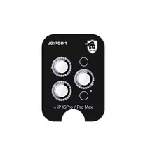 Joyroom JR-MSJ0307 Glass Screen Protector Apple iPhone 16 Pro/16 Pro Max kameros apsauga – Juodas