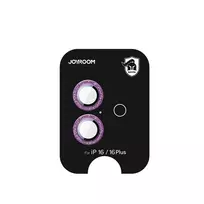 Joyroom JR-MSF0302 protective glass Apple iPhone 16/16 Plus kameros apsauga – pink