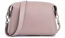 Vuch Moteriška odinė crossbody rankinė Lison Dusty Rožinė