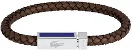 Lacoste Ruda odinė apyrankė vyrams Rockel 2040450