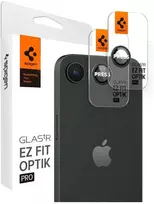 Camera cover Spigen Optik Pro Glas.TR „EZ FIT” Camera Protector 2pcs for Apple iPhone 16e juodas