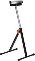 HOMCOM ritininis stovas, reguliuojamo aukščio atraminis stovas, iki 90 kg apkrova, metalinis, juodas, 44x50x68-110 cm