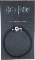 The Carat Shop Harry Potter juodas leather charm bracelet