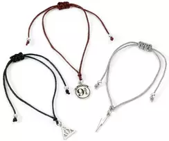 The Carat Shop Harry Potter Deathly Hallows Friendship Set 3 bracelets