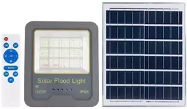 Autonominis šviestuvas su saulės baterija 100W 2835K LU40-100W