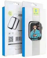 Blueo 5D Mr. Monkey Glass - skirtas Apple Watch 7 / 8 / 9 45MM juodas (Strong HD)