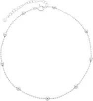 Sidabrinė grandinėlė ant kojos Brasco 57139