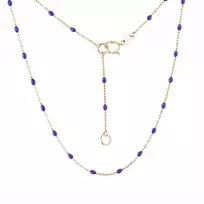 Auksinė grandinėlė su emaliu Brasco 58496