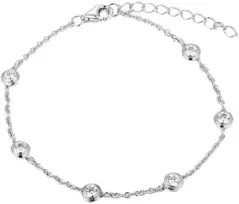 Sidabrinė apyrankė su cirkoniais Brasco 60253