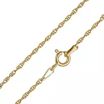Paauksuota sidabrinė grandinėlė "Singapore" Brasco 53186