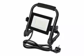 GTV Nešiojamas LED prožektorius NELI, 30 W, 2700 lm, 6400 K, IP65, juodas / LD-NELI30WP-64
