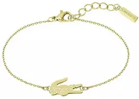 Lacoste Prabangi, paauksuota moteriška apyrankė su krokodilo cirkoniu 2040047